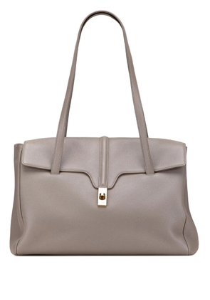 Celine Pre-Owned 2020 Medium Leather Soft 16 shoulder bag - Grey