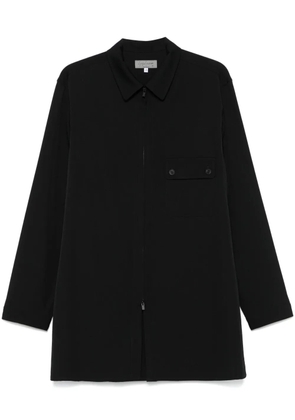 Yohji Yamamoto zip-up shirt - Black