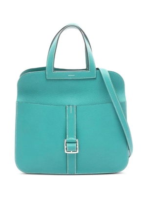 Hermès Pre-Owned 2019 31 Arzan Vert Verone leather tote bag - Blue
