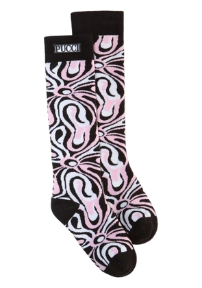 PUCCI Marmo-jacquard socks - Pink