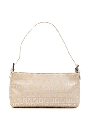 Fendi Pre-Owned 2000-2010 Zucchino Canvas Pochette shoulder bag - Brown