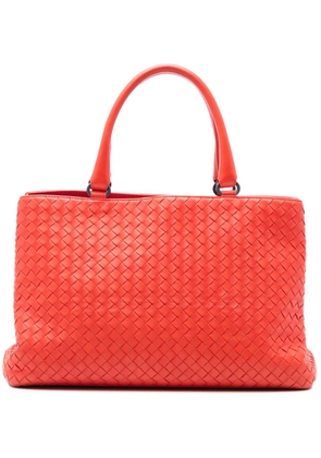 Bottega Veneta Pre-Owned 2012-2025 Nappa Intrecciato Milano tote bag - Red