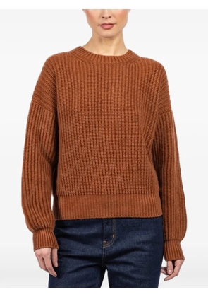 Iris Von Arnim Avelina ribbed sweater - Brown