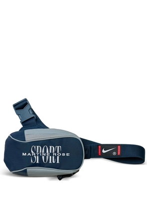 Nike x Martine Rose zip shoulder bag - Blue