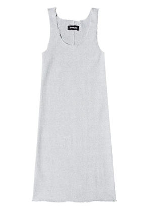 Mainless ribbed mini dress - Grey