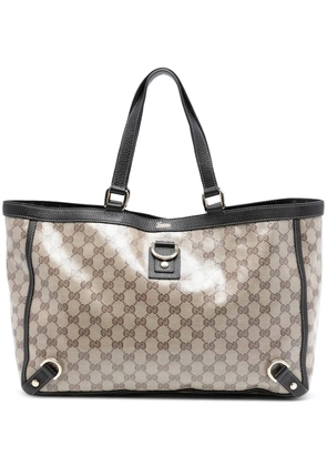 Gucci Pre-Owned 2016-2025 GG Crystal Abbey D Ring tote bag - Brown