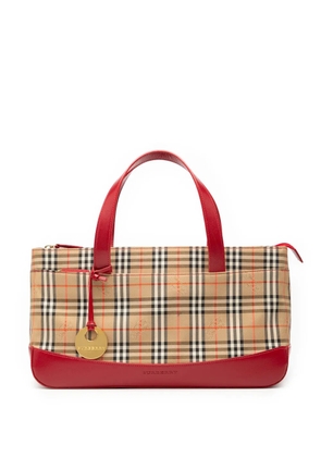 Burberry Pre-Owned 2000-2017 Haymarket Check Canvas handbag - Brown