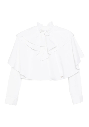 Saiid Kobeisy Poplin top - White