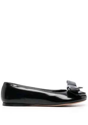 LOEWE Puffy leather ballerina pumps - Black