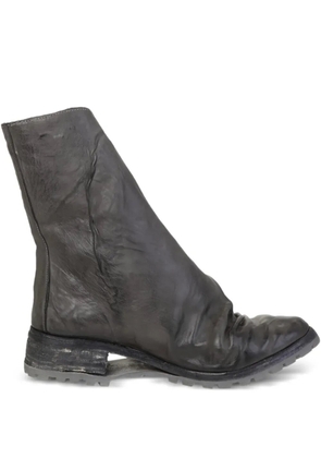 Carol Christian Poell folded rubber sole boots - Grey