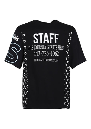 Marine Serre cotton T-shirt - Black