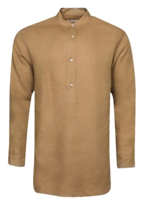 Loro Piana Jeri linen shirt - Brown