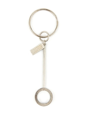 MM6 Maison Margiela charm detailing key rings - Silver