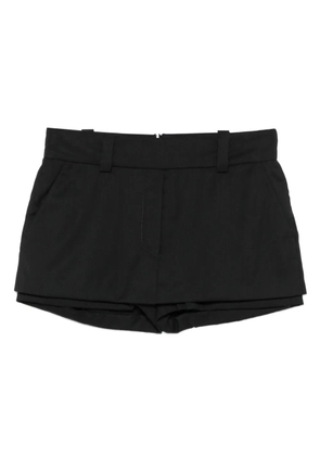 Vestiaire d'un Oiseau Libre layered wool shorts - Black
