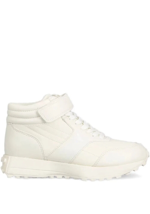 DKNY high-top lace-up trainers - Neutrals