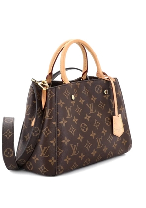 Louis Vuitton Pre-Owned Montaigne Handbag Monogram Canvas BB satchel - Brown