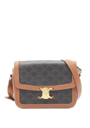 Celine Pre-Owned 2000s Triomphe-print shoulder bag - Brown