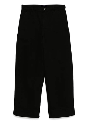JW Anderson high waist wide-leg trousers - Black