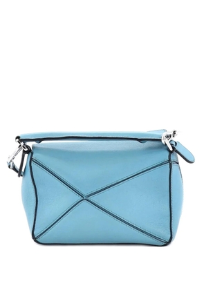 Loewe Pre-Owned Puzzle Bag Leather Mini crossbody bag - Blue