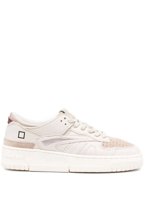 D.A.T.E. panelled leather sneakers - White