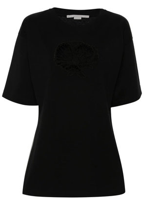 Stella McCartney cut-out cotton T-shirt - Black