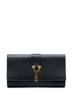Saint Laurent Pre-Owned 2000-2012 Leather Chyc Ligne clutch bag - Black