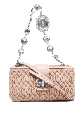 Miu Miu Pre-Owned 2000s quilted handbag - Neutrals