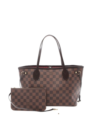 Louis Vuitton Pre-Owned 2018 Damier Ebene Neverfull PM tote bag - Brown