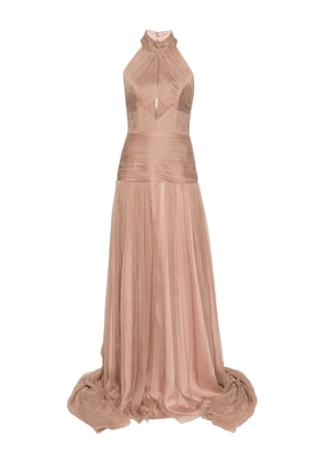 M.Marquise Irena maxi dress - Neutrals