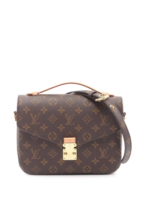 Louis Vuitton Pre-Owned 2021-2025 Monogram Pochette Metis satchel - Brown