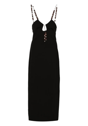 16Arlington Solaria sleeveless midi dress - Black