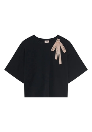 Repetto bow-detail performance T-shirt - Black
