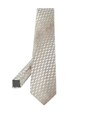Lanvin Pre-Owned silk tie - Grey