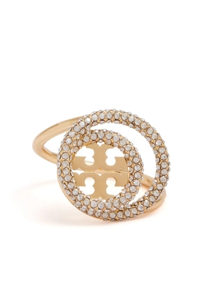 Tory Burch Miller crystal-embellished ring - Gold