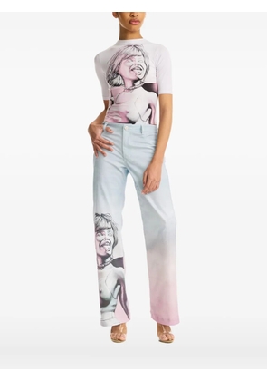 Maisie Wilen graphic-print T-shirt - Pink