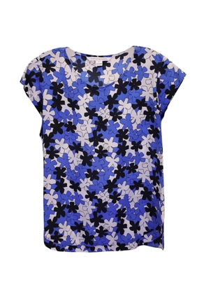 Diane Von Furstenberg Vintage embellished floral blouse - Blue