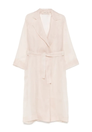 Blanca Vita transparent trench coat - Neutrals