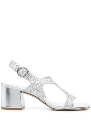 Stuart Weitzman Wovette 60mm sandals - Silver