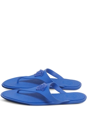 Versace Pre-Owned Medusa rubber slides - Blue