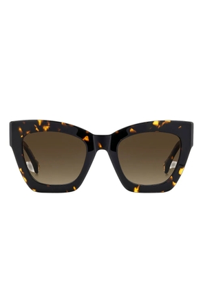 Carolina Herrera cat-eye speckled-effect sunglasses - Black