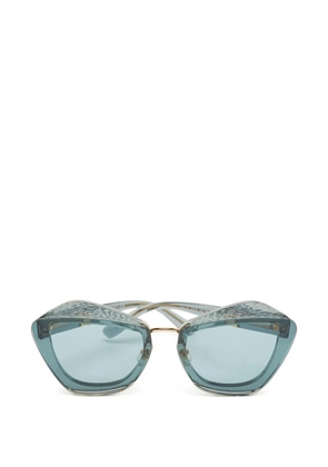 Miu Miu Pre-Owned cat-eye-frame sunglasses - Blue