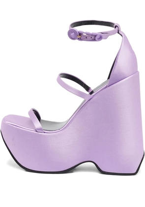 Versace Pre-Owned 150mm wedge sandals - Purple