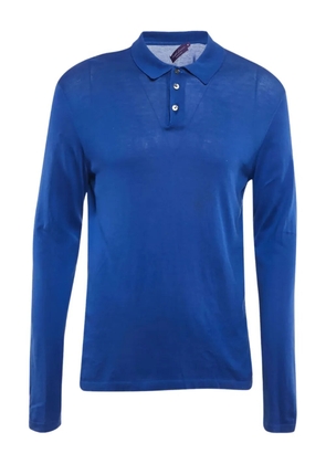 Ralph Lauren Purple Label long-sleeve polo shirt - Blue