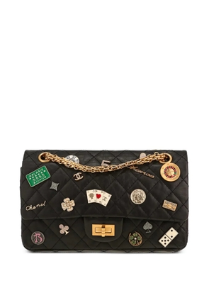 CHANEL Pre-Owned 2016 2.55 embellished shoulder bag - Black