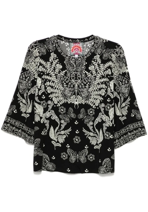 Johnny Was The Janie bell-sleeved top - Black