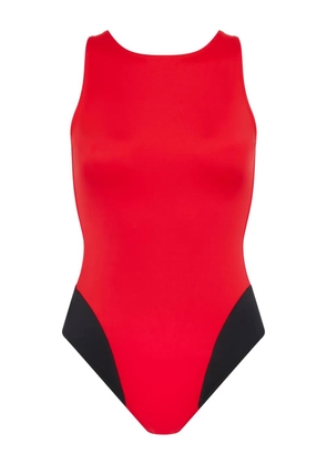 Let's Swim open-back swimsuit - Red