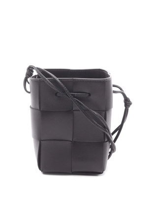 Bottega Veneta Pre-Owned 2012-2025 Mini Nappa Intrecciato Cassette Bucket shoulder bag - Black