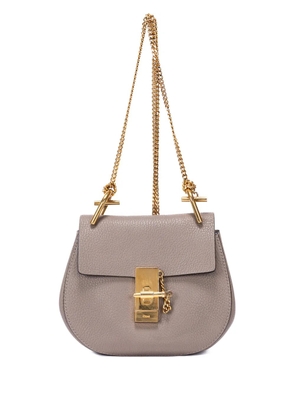 Chloé Pre-Owned leather flap shoulder bag - Neutrals