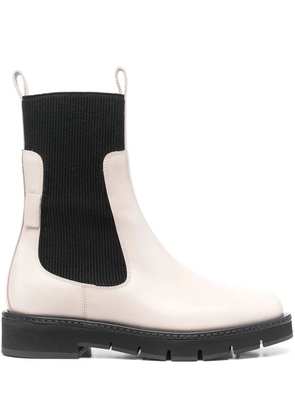 Ferragamo two-tone pull-on boots - Neutrals