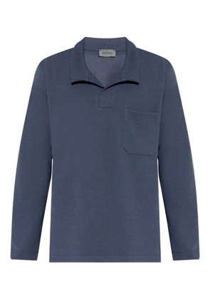 Hanro long-sleeve pocket sweatshirt - Blue